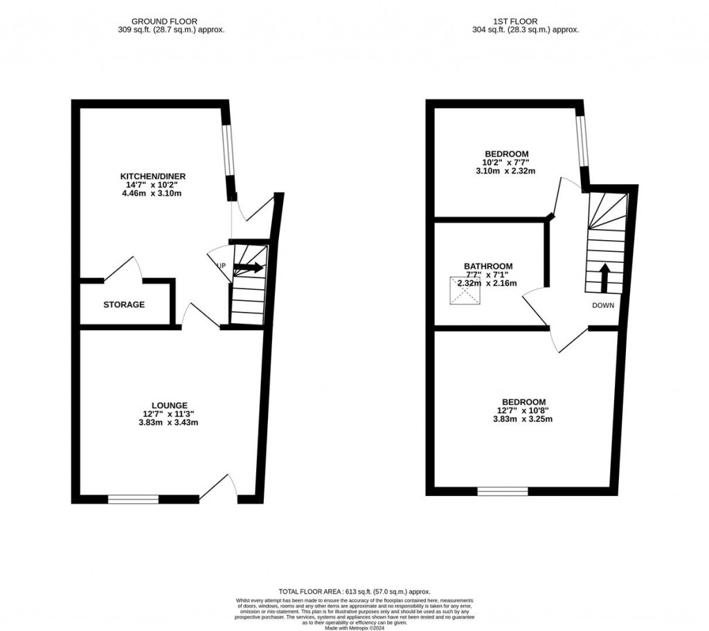 Floorplans For West Street, Kettering