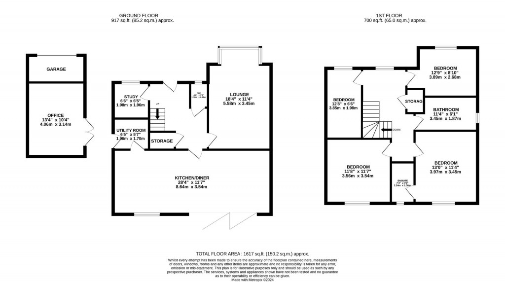 Floorplans For Somerset Drive, Duston