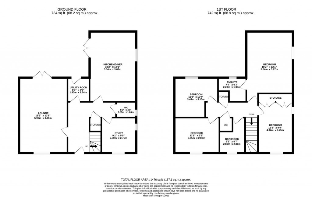 Floorplans For Johnson Close, Burton Latimer