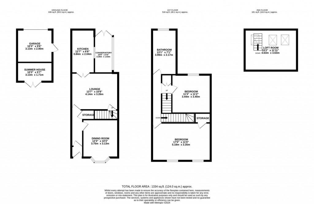 Floorplans For Caxton Street, Market Harborough