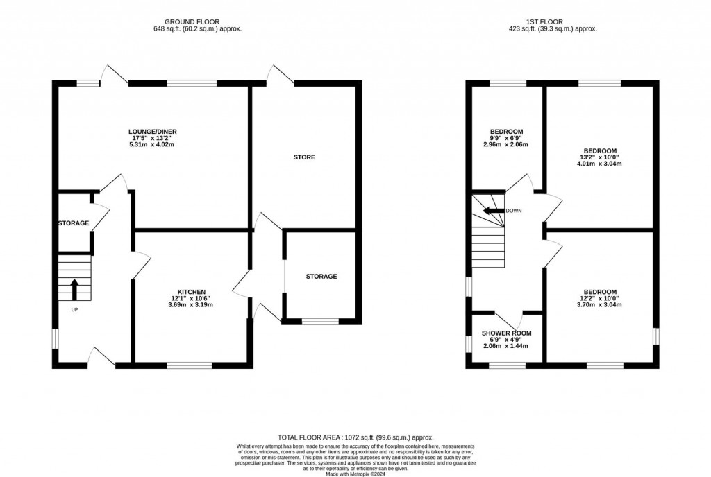 Floorplans For Doris Road, Kettering