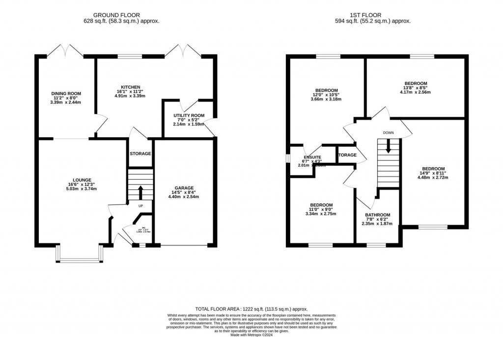 Floorplans For Boughton Road, Corby