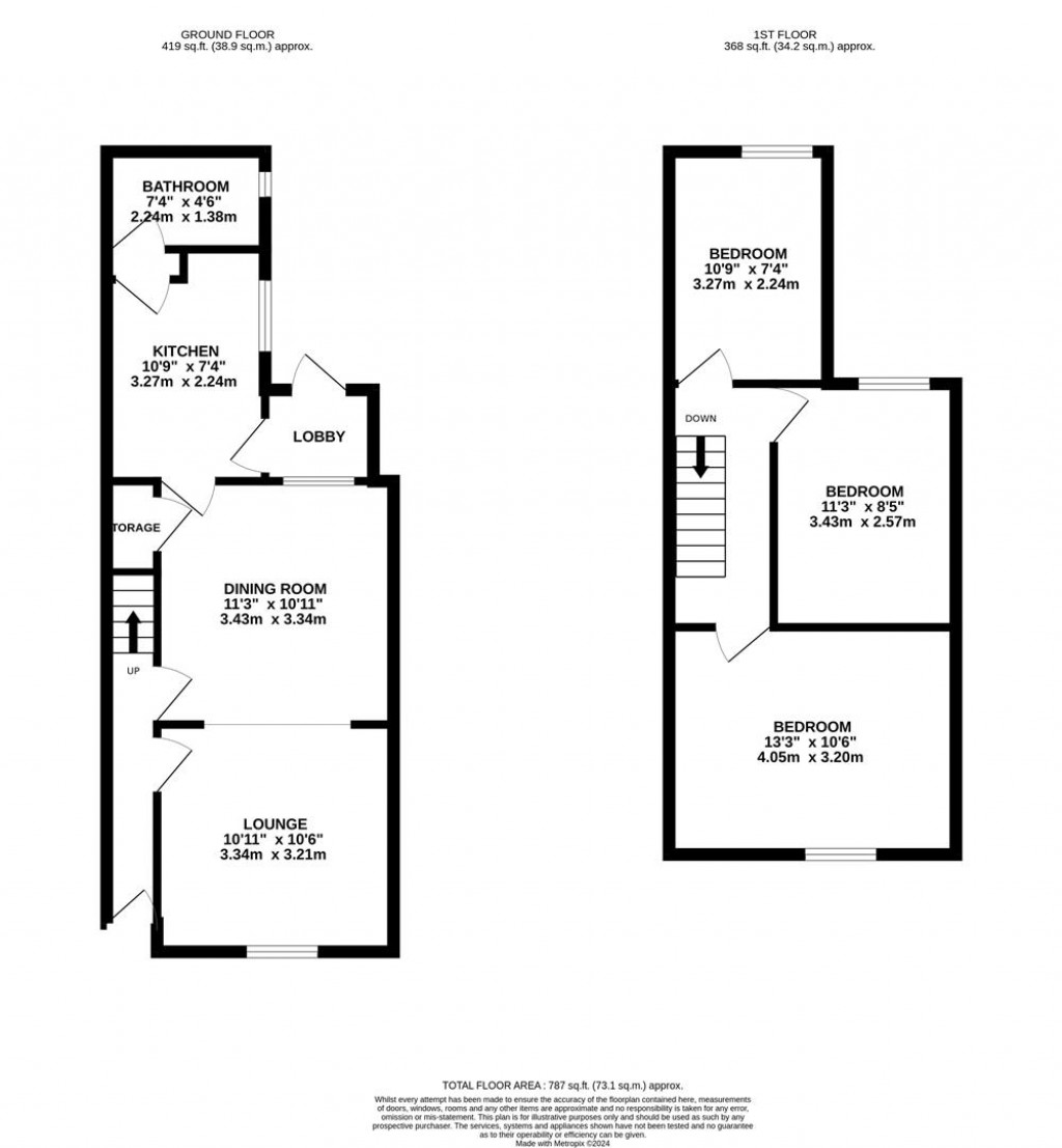 Floorplans For Durban Road, Kettering