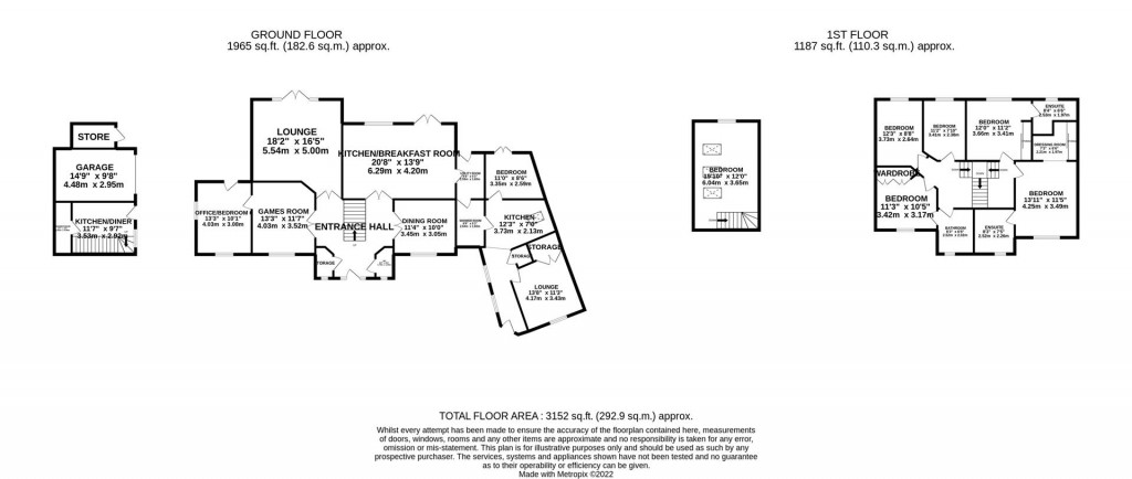 Floorplans For Rookery View, Long Breech, Mawsley