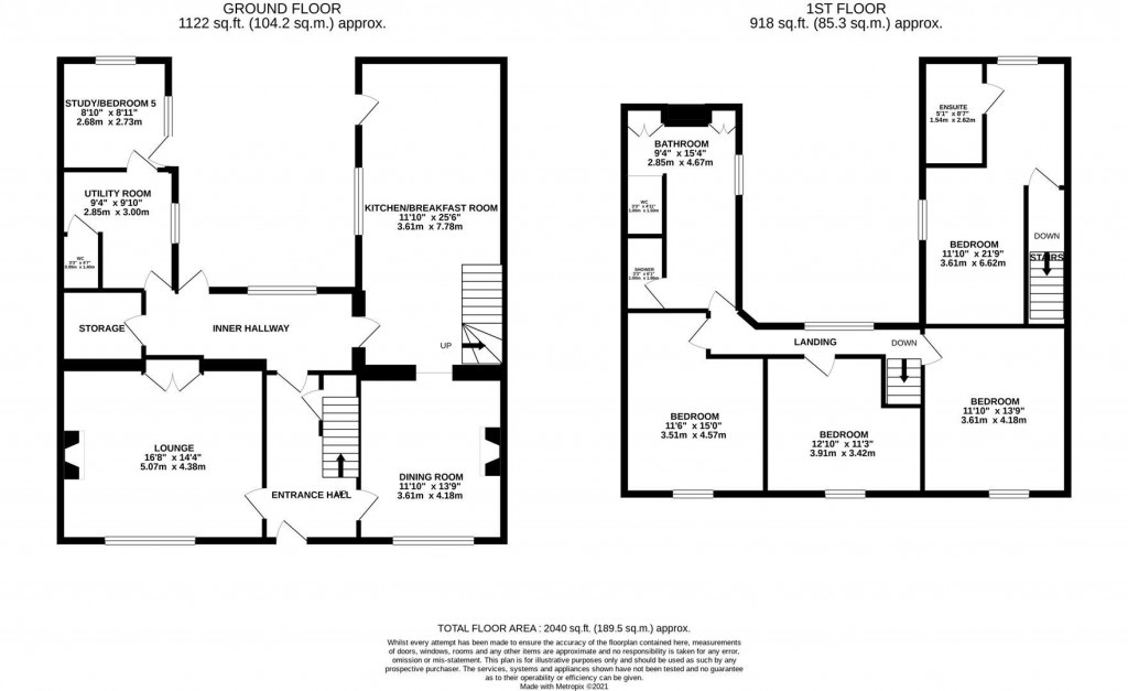 Floorplans For Stamford Road, Weldon, Corby