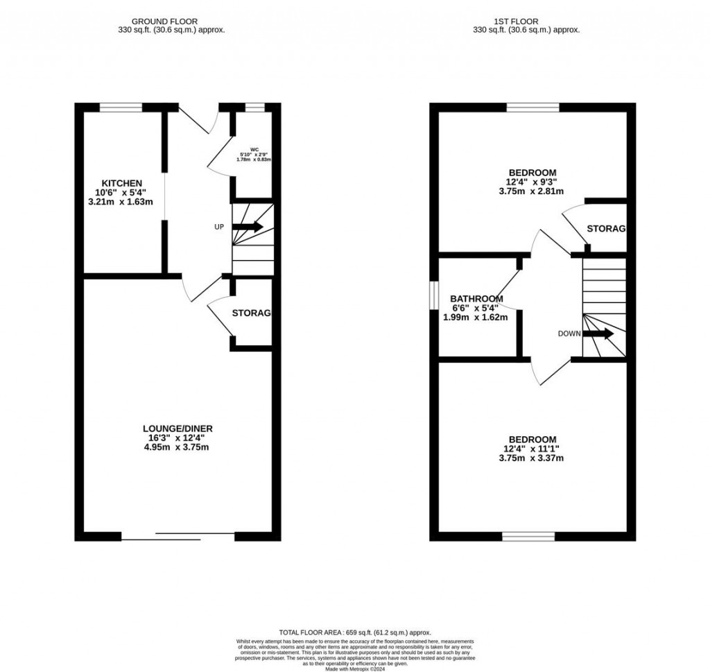 Floorplans For Lamport Way, Stanton Cross, Wellingborough