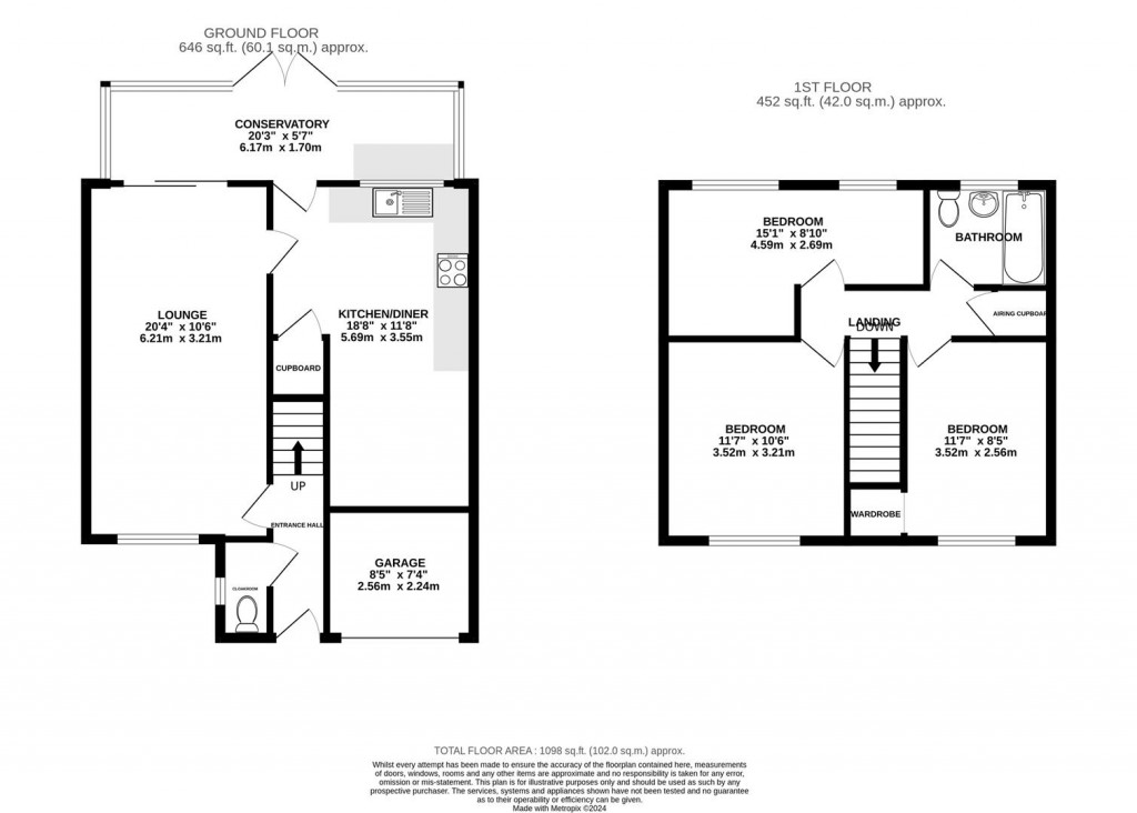 Floorplans For Wensleydale, Northampton