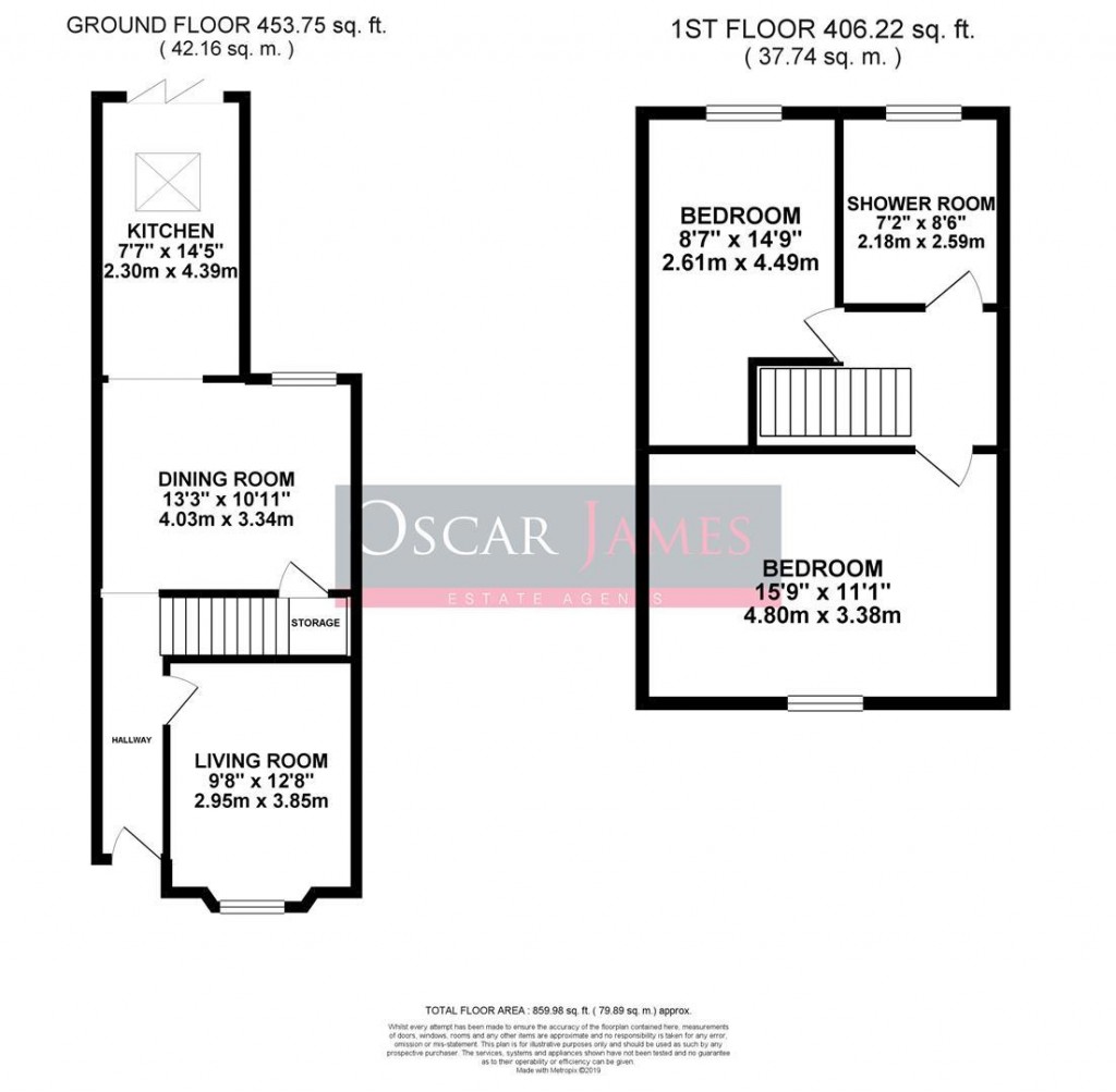 Floorplans For Braybrooke Road, Desborough, Kettering