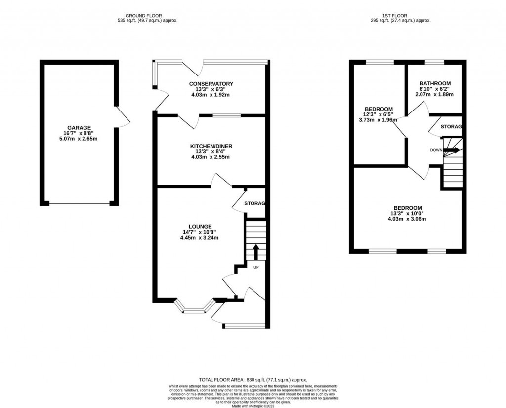 Floorplans For Alice Drive, Burton Latimer