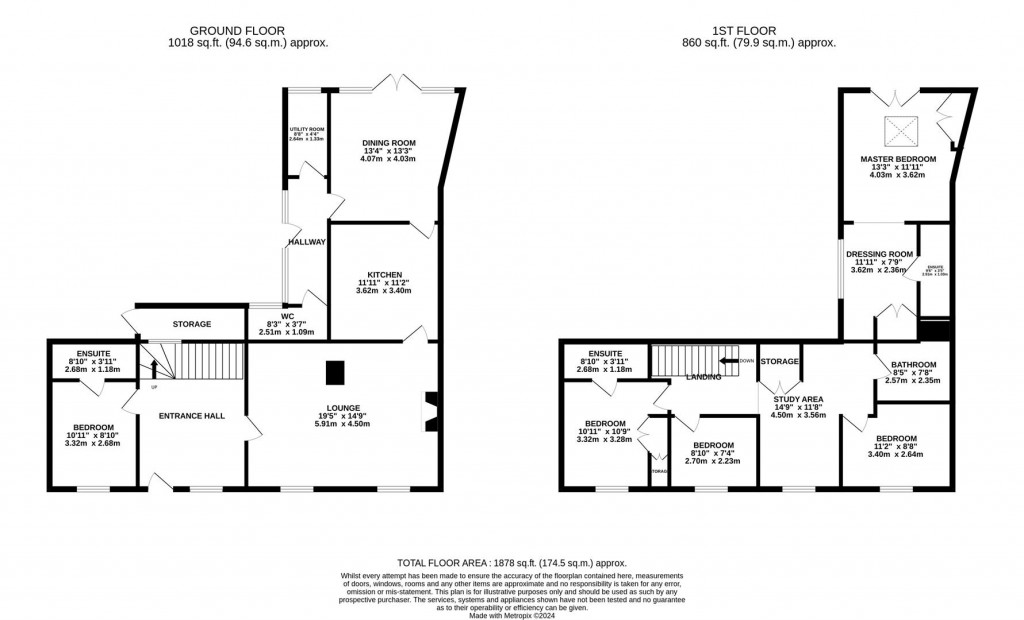 Floorplans For Meeting Lane, Irthlingborough, Wellingborough
