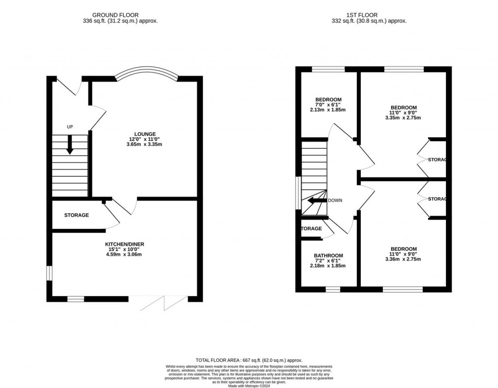 Floorplans For Wheatley Avenue, Corby