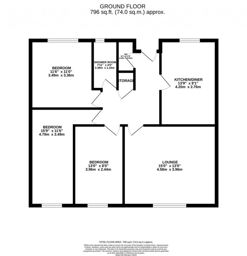 Floorplans For Moat Place, Northampton
