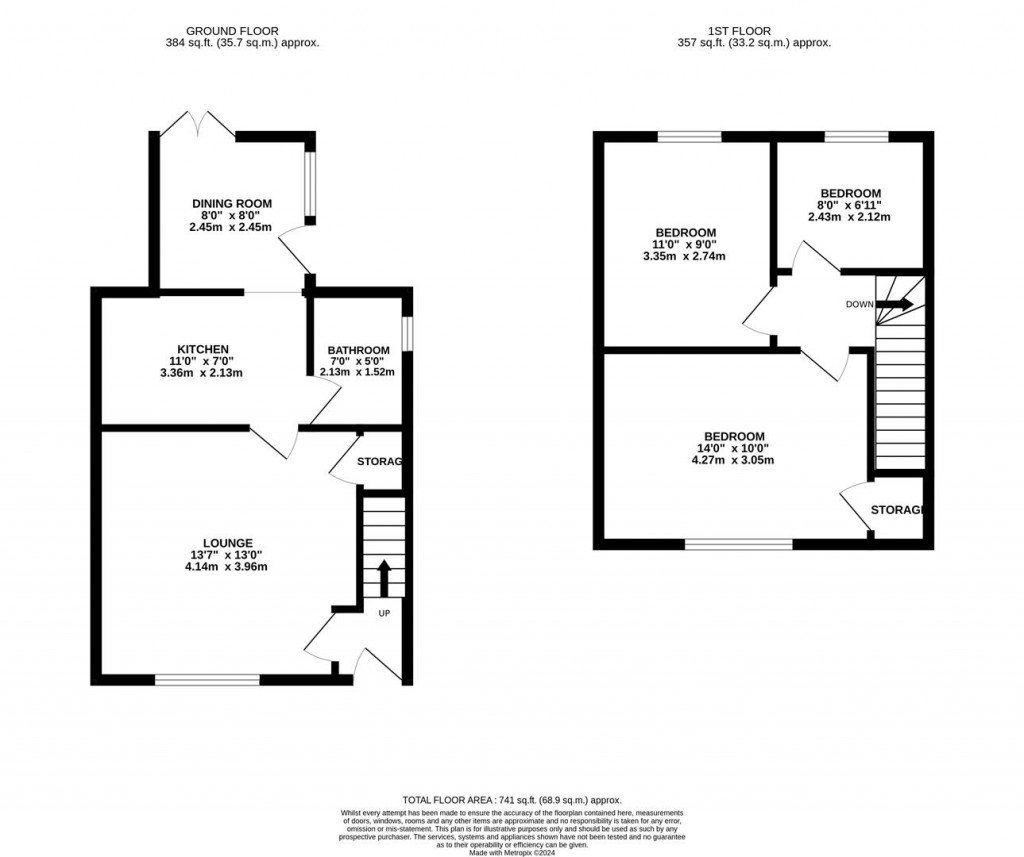 Floorplans For Poplar Road, Kettering