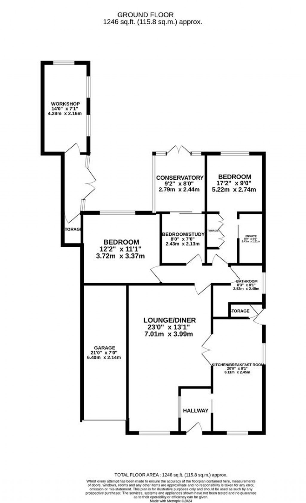 Floorplans For Queensway, Burton Latimer