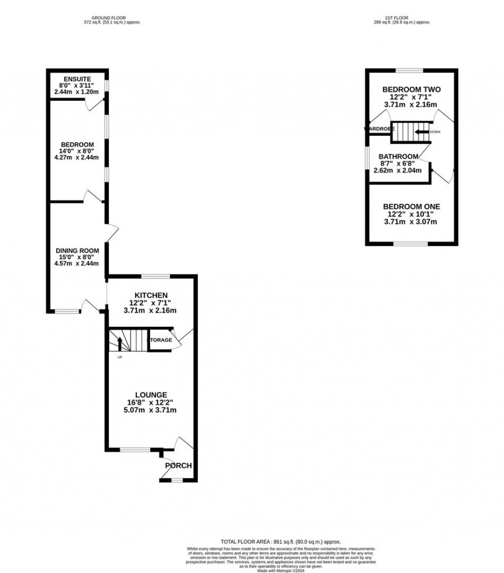 Floorplans For Richmond Avenue, Kettering