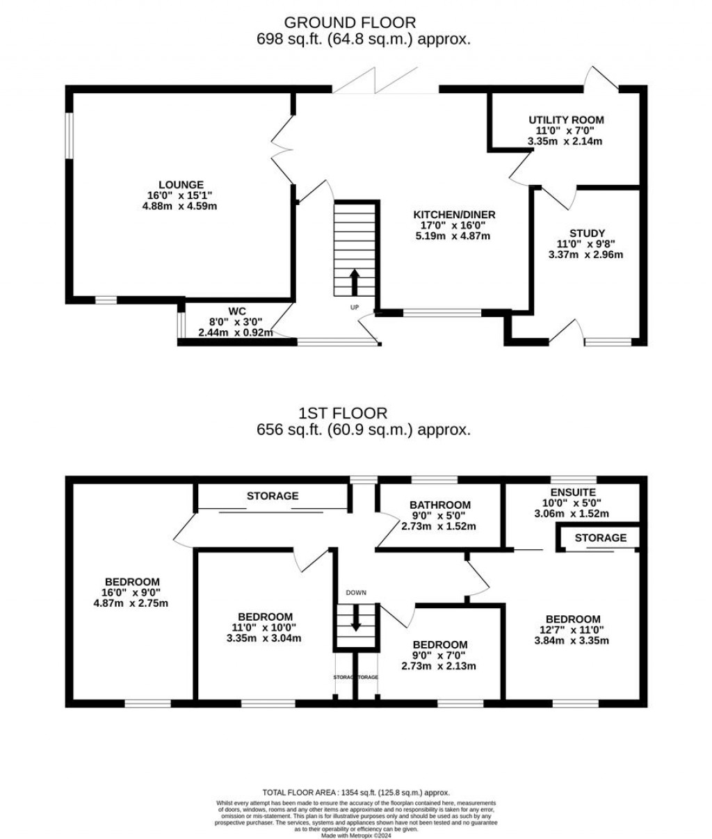 Floorplans For Dunedin Road, Corby
