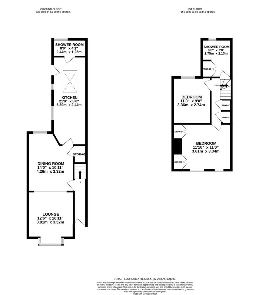 Floorplans For Charles Street, Kettering