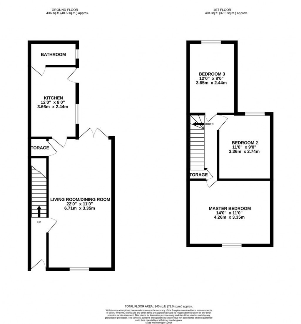 Floorplans For Durban Road, Kettering