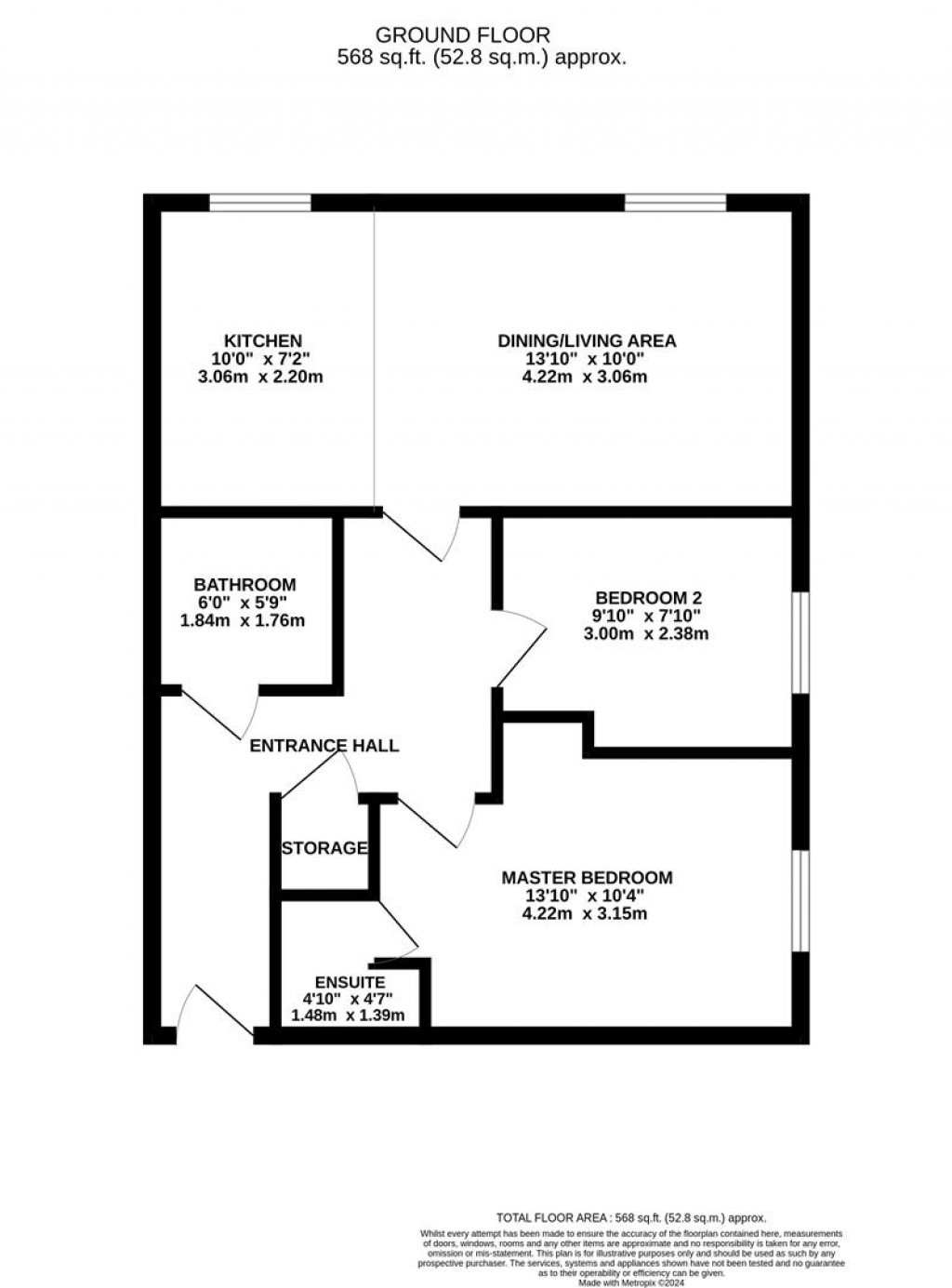 Floorplans For Cole Court, Reservoir Road, Kettering