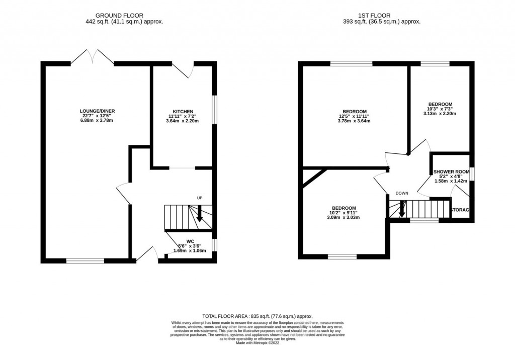 Floorplans For Stephenson Way, Corby