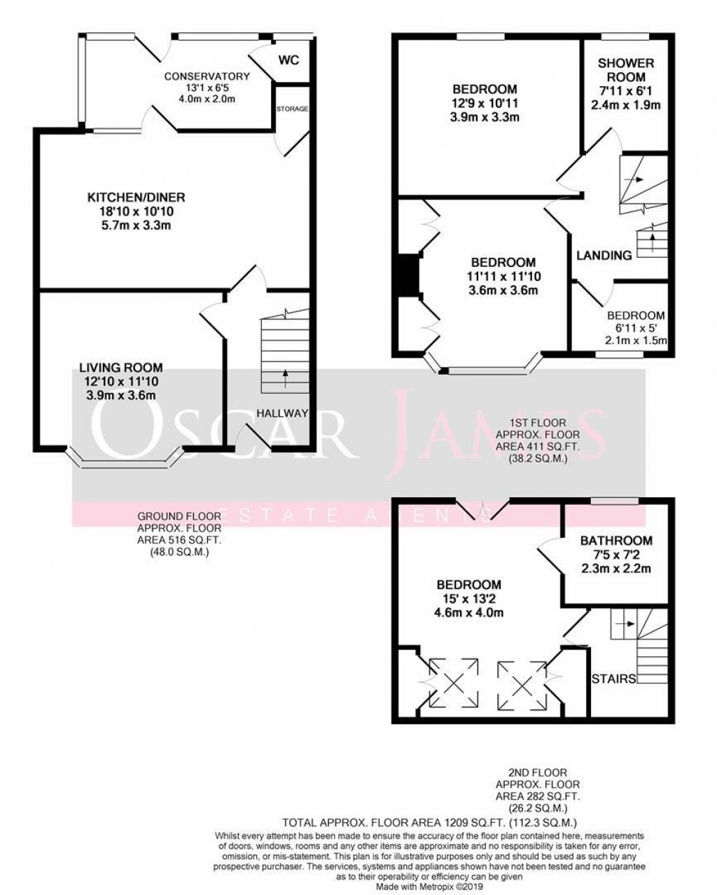 Floorplans For Silverwood Road, Kettering