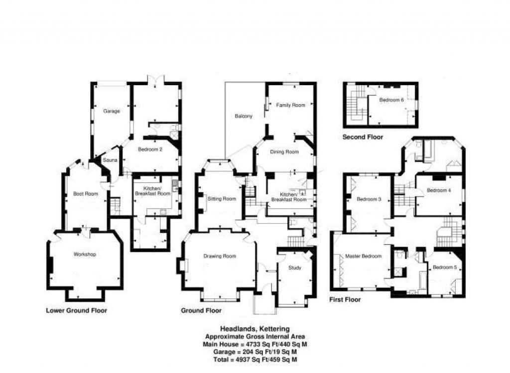 Floorplans For Headlands, Kettering