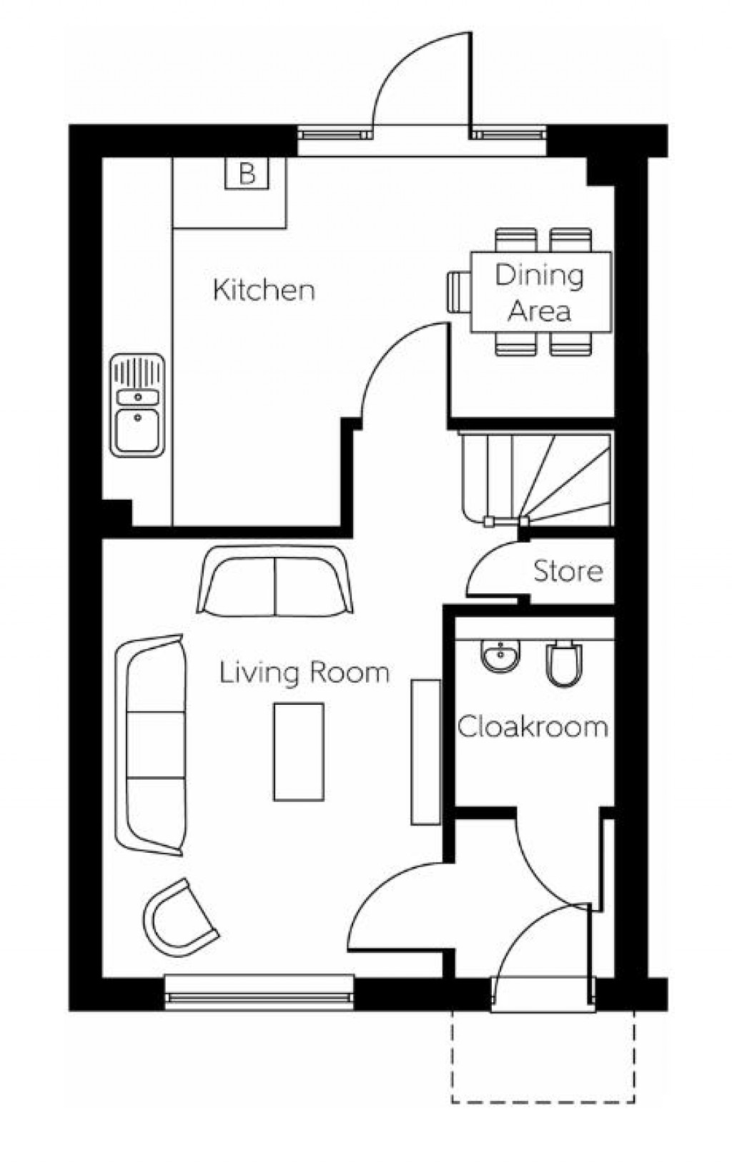 Floorplans For Barton Road, Barton Seagrave, Kettering