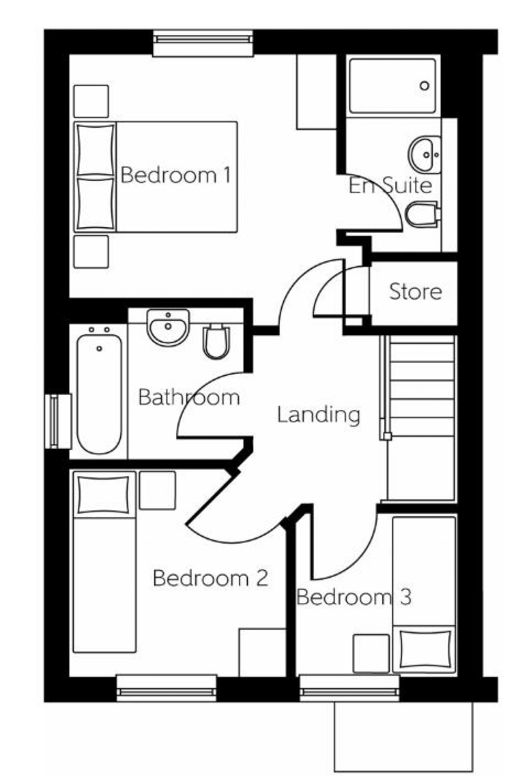 Floorplans For Barton Road, Barton Seagrave, Kettering
