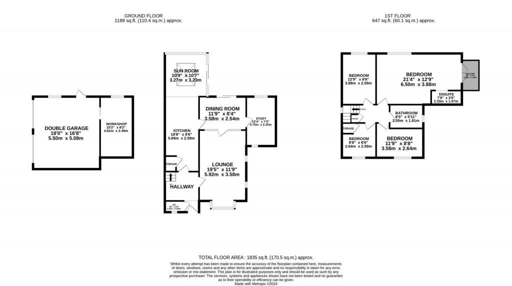 Floorplans For Ambridge Close, Northampton