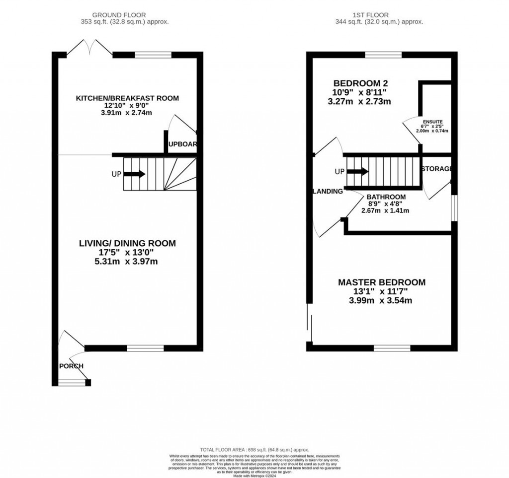 Floorplans For Dunbar Court, Kettering