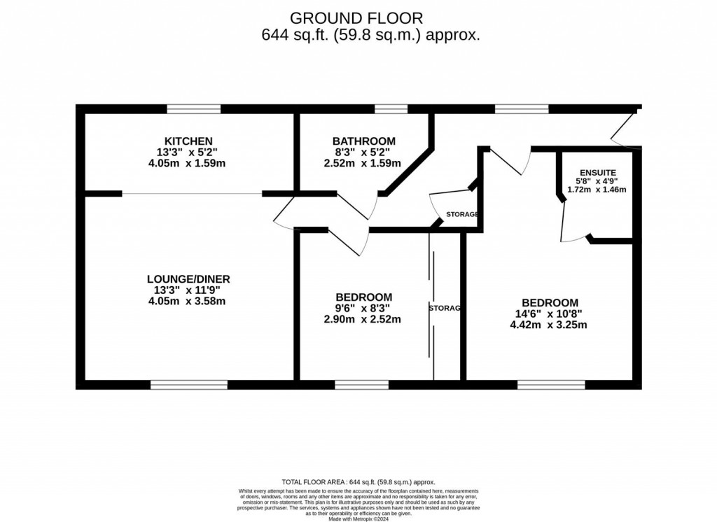 Floorplans For Tyne Way, Rushden