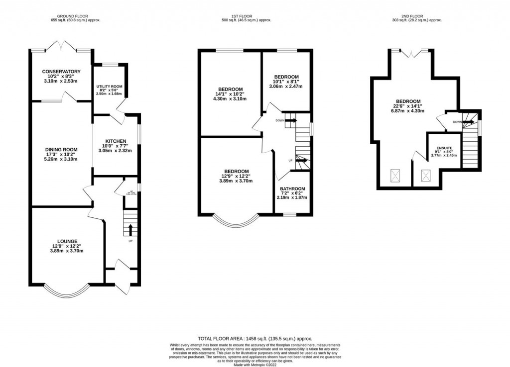 Floorplans For Ardington Road, Northampton