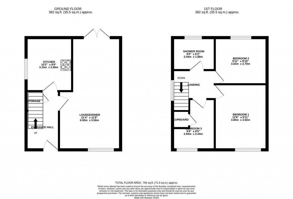 Floorplans For Deeble Road, Kettering