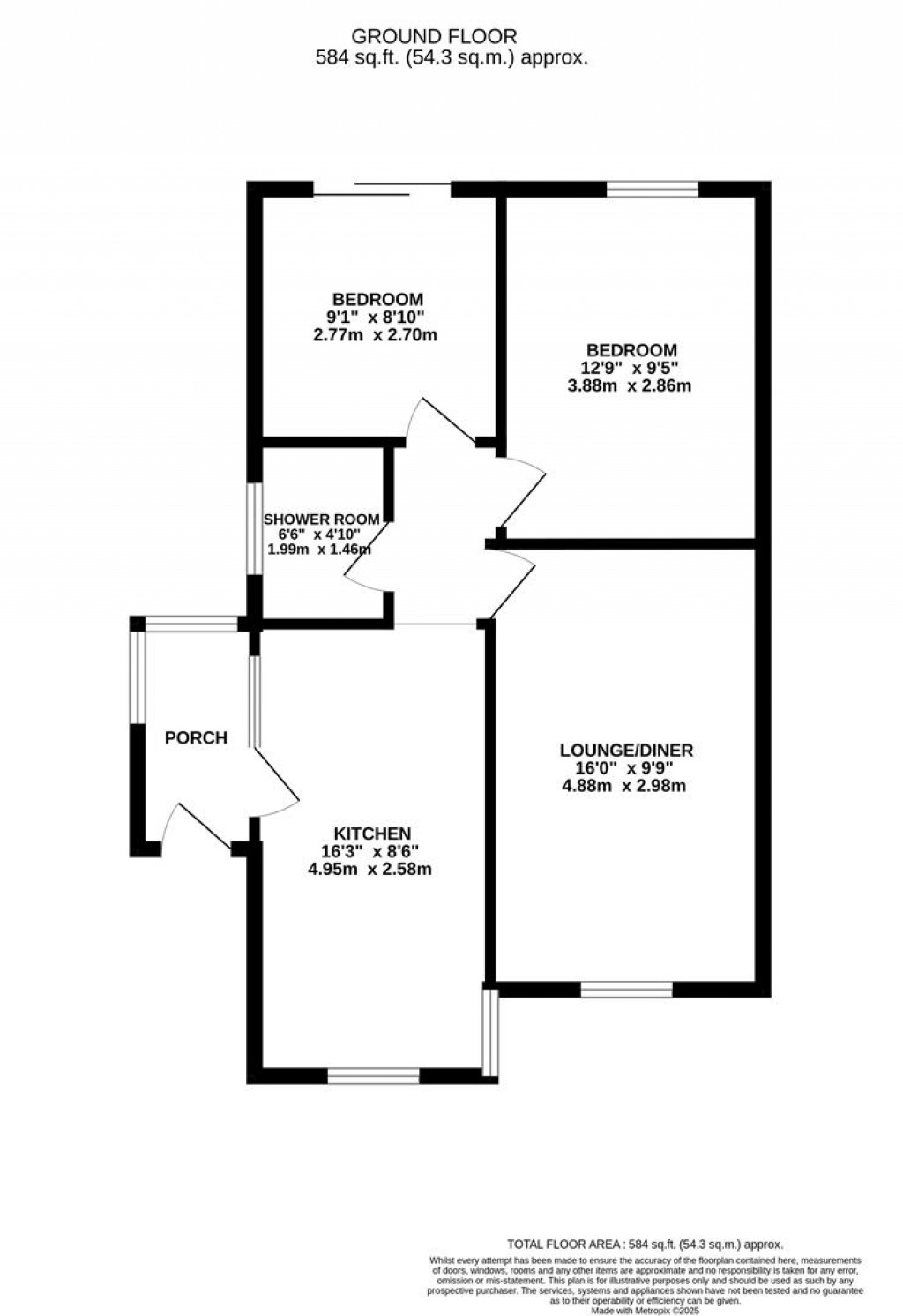 Floorplans For Nepcote Close, Kettering