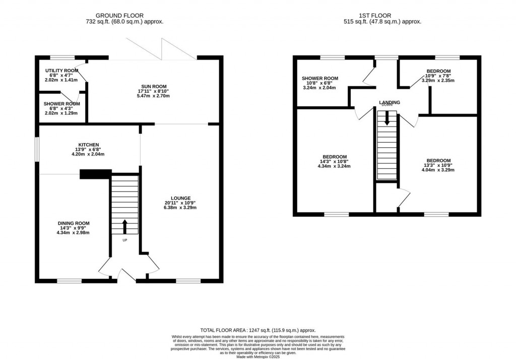 Floorplans For East Avenue, Corby