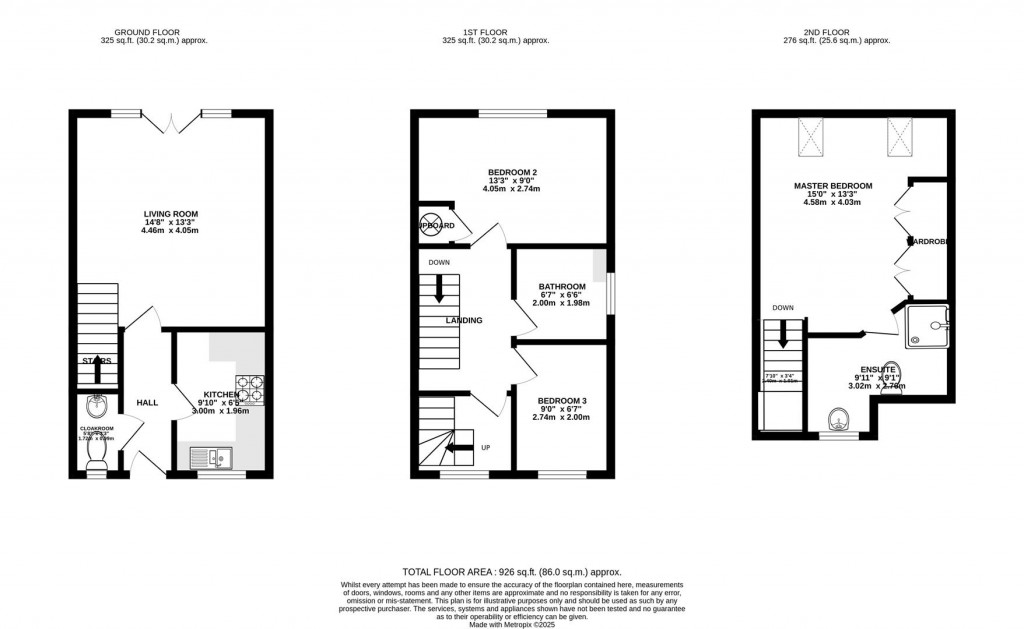 Floorplans For Dairy Way, Irthlingborough, Wellingborough