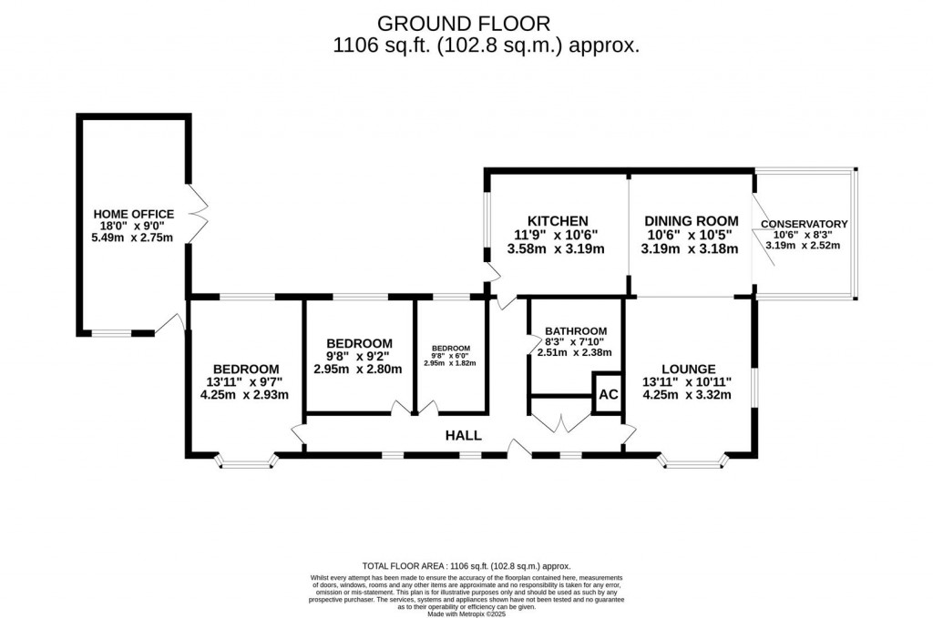 Floorplans For Grosvenor Road, Barton Seagrave