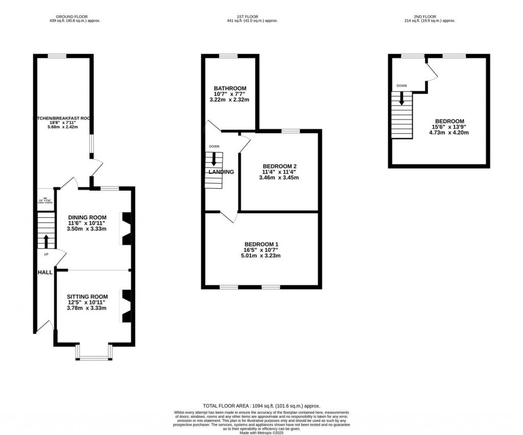 Floorplans For Caxton Street, Market Harborough