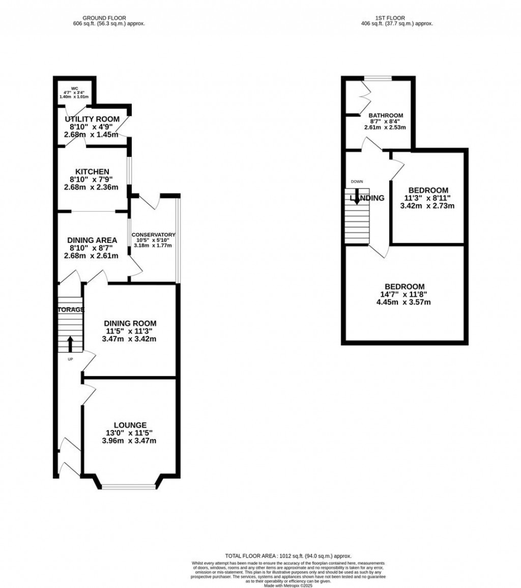 Floorplans For Windmill Avenue, Kettering