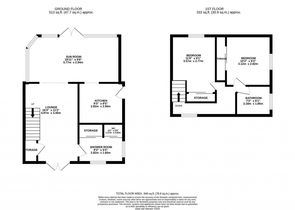 Floorplans For Ollis Close, Corby