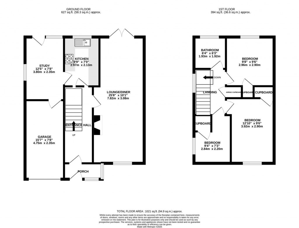 Floorplans For Shire Road, Corby