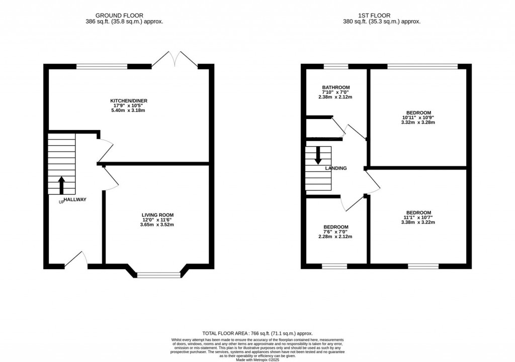 Floorplans For Summerfield Road, Kettering