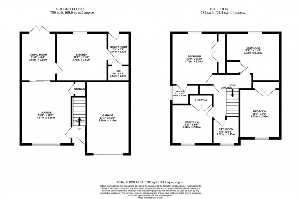 Floorplans For Chepstow Road, Corby