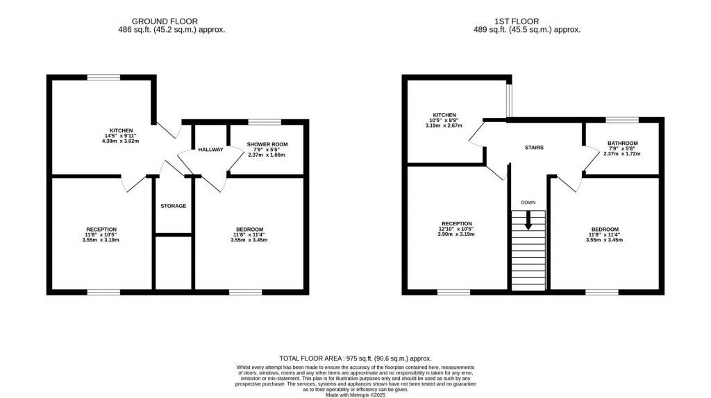 Floorplans For Talbot Road, Wellingborough