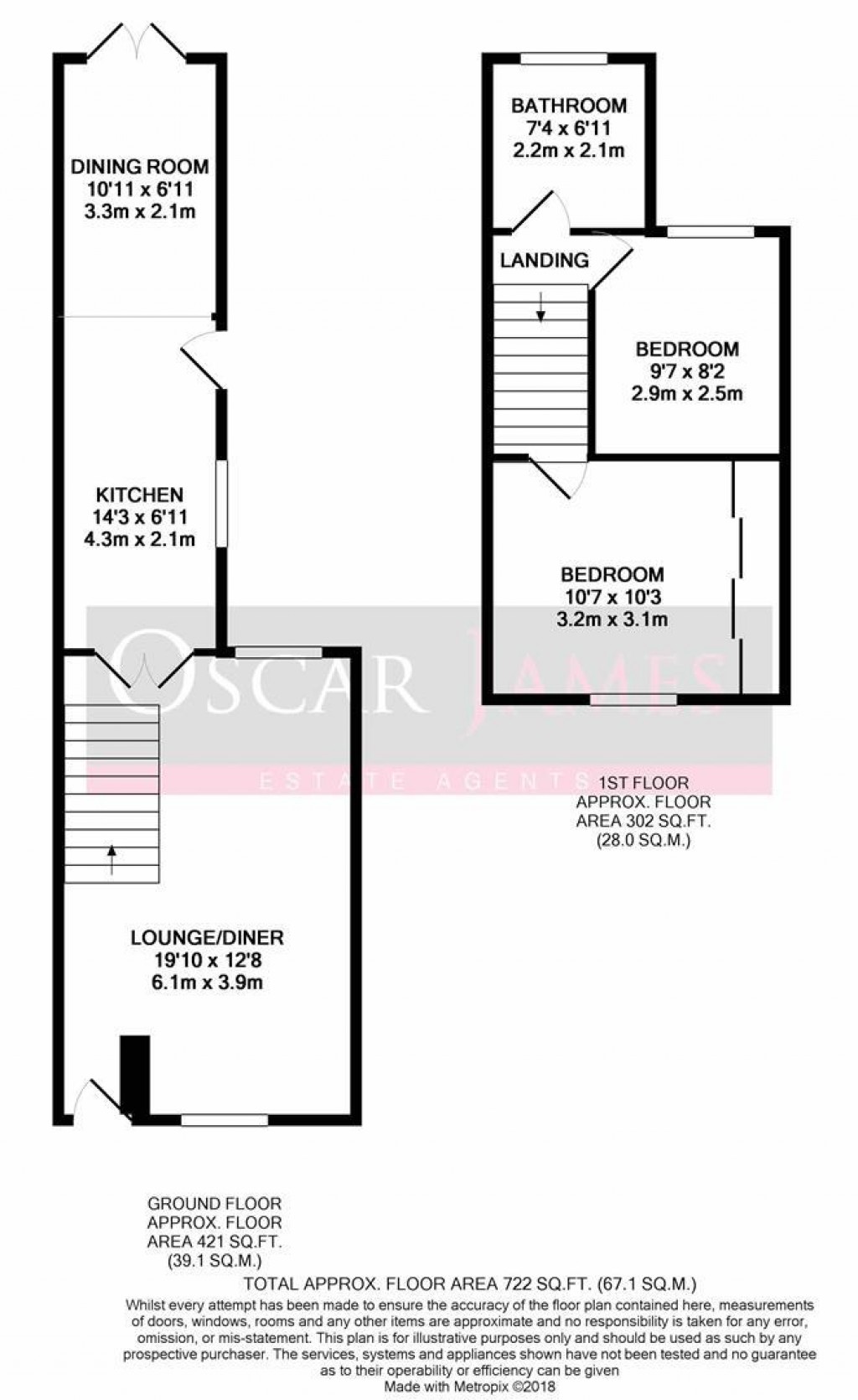 Floorplans For Spencer Street, Kettering
