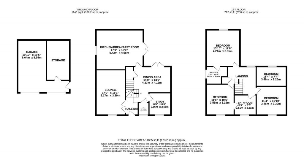 Floorplans For Kingfisher Way, Burton Latimer