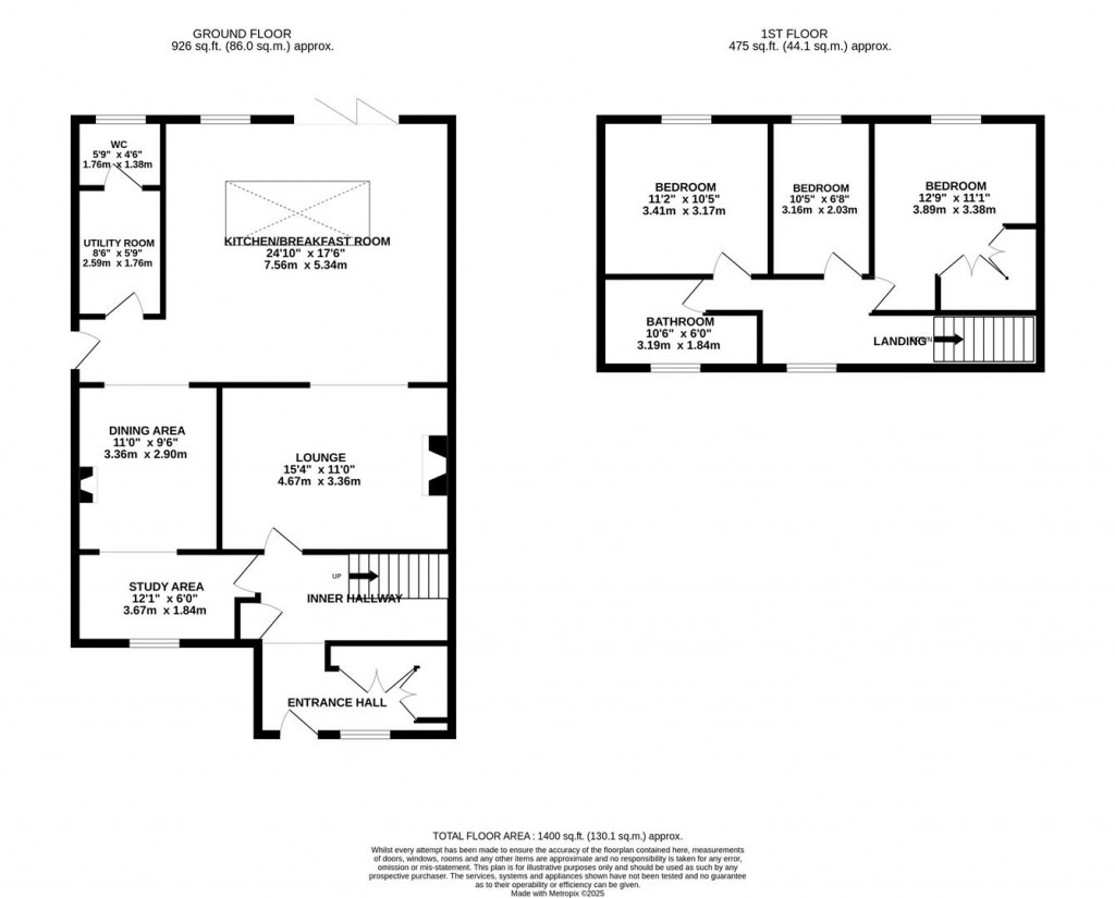 Floorplans For Forest Gate Road, Corby
