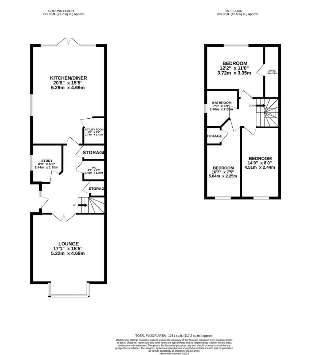 Floorplans For Breakleys Road, Desborough, Kettering