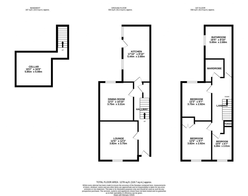 Floorplans For Rock Street, Wellingborough