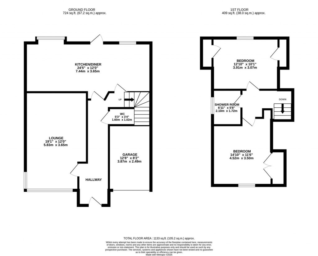 Floorplans For North Park Drive, Kettering